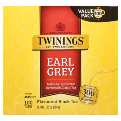 Twinings Lady Grey Flavoured Black Tea Value Pack 100 Bags