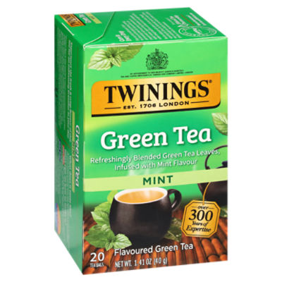 Twinings of London Mint Green Tea Bags, 20 count, 1.41 oz