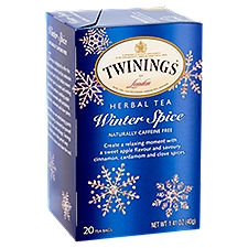 Twinings of London Winter Spice Herbal Tea Bags, 20 count, 1.41 oz, 1.41 Ounce