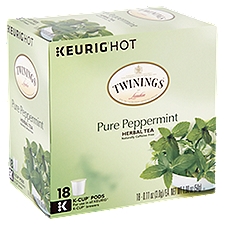 Twinings of London Pure Peppermint Herbal Tea, K-Cup Pods, 1.9 Ounce