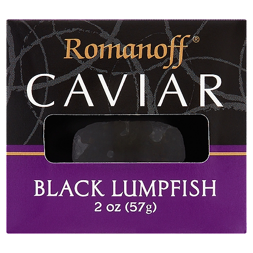 Romanoff Black Lumpfish Caviar, 2 oz