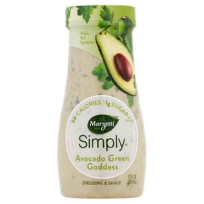 Marzetti Simply Avocado Green Goddess Dressing & Sauce, 12 fl oz, 12 Fluid ounce