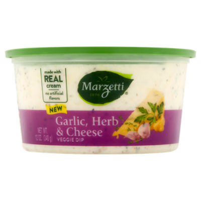 Marzetti Garlic, Herb & Cheese Veggie Dip, 12 oz