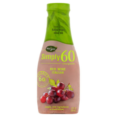Marzetti Simply 60 Red Wine Italian Vinaigrette, 12 fl oz