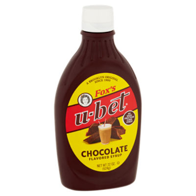 Fox's UBet Chocolate Flavored Syrup, 22 oz