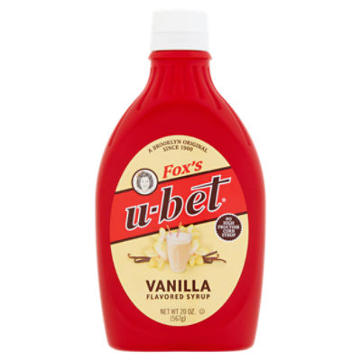Fox's U-Bet Vanilla Flavored Syrup, 20 oz