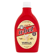 Fox's U-Bet Vanilla Flavored Syrup, 20 oz