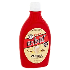 Fox's U-Bet Vanilla Flavored, Syrup, 20 Ounce