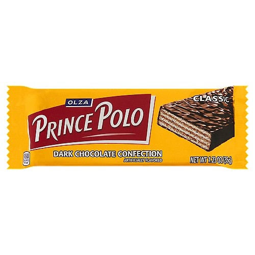 Olza Prince Polo Classic Dark Chocolate Confection, 1.23 oz