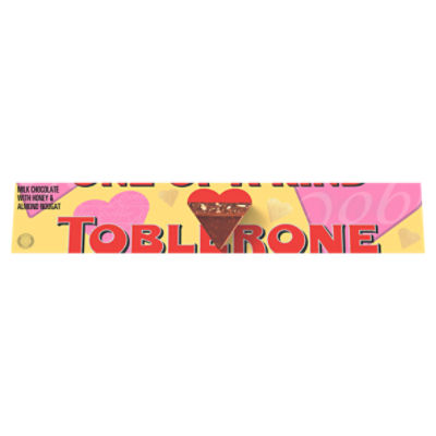 Toblerone Milk Chocolate with Honey & Almond Nougat, 12.6 oz