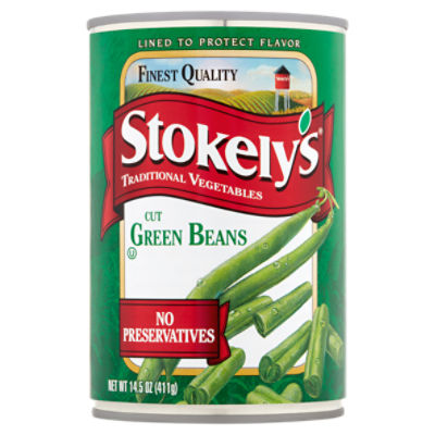 Stokely's Cut Green Beans, 14.5 oz