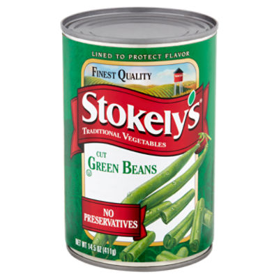 Stokely's Cut Green Beans, 14.5 oz