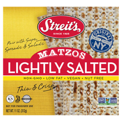 Streit's Lightly Salted Matzos, 11 oz