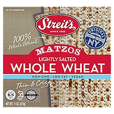 Streit's Whole Wheat Matzo- Lightly Salted, 11 oz