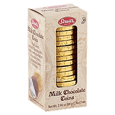 Streit's Nut Free Milk Chocolate Coins, 2.96 oz