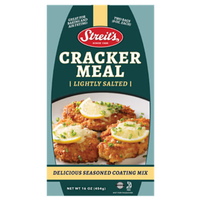 Streit's Lightly Salted Cracker Meal, 8 oz, 2 count