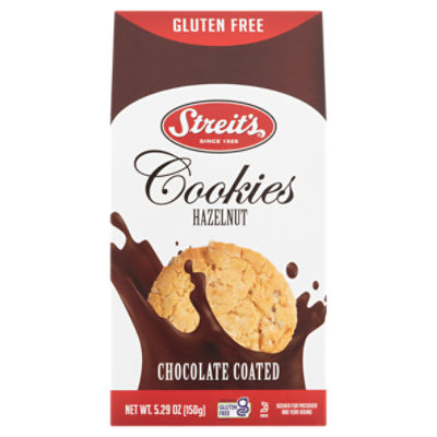 Streit's Gluten Free Chocolate Coated Hazelnut Cookies, 5.29 oz