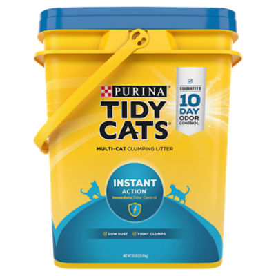 Purina Tidy Cats Instant Action Multi-Cat Clumping Litter, 35 lb