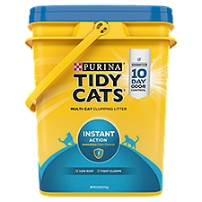 Purina Tidy Cats Instant Action Multi-Cat Clumping Litter, 35 lb