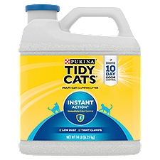 Purina Tidy Cats Clumping Cat Litter, Instant Action Multi Cat Litter - 14 lb. Jug