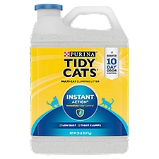 Purina Tidy Cats Clumping Cat Litter, Instant Action Multi Cat Litter - 20 lb. Jug