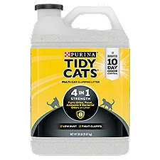 Purina Tidy Cats 4 in 1 Strength Multi-Cat Clumping Litter, 20 lb