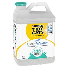 Purina Tidy Cats LightWeight Cat Litter Free & Clean with Ammonia Blocker 8.5 lb. Jug, 136 Ounce