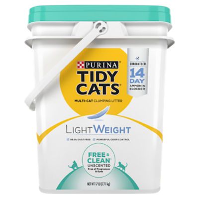 Purina tidy cats lightweight best sale clumping litter 17 lbs