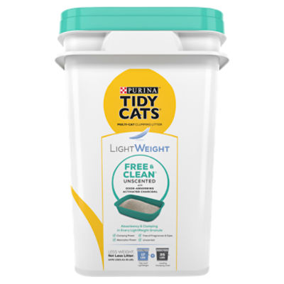 Tidy cats free and clean clearance lightweight