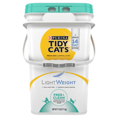 Tidy cats lightweight free & clean clearance unscented cat litter