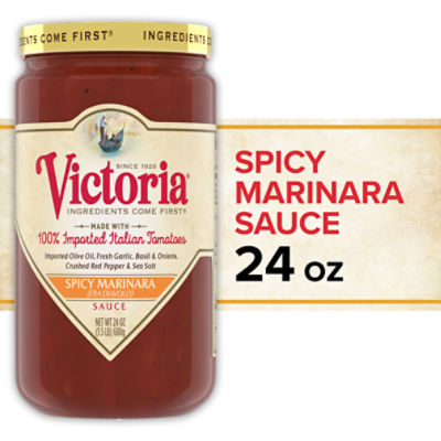Victoria Spicy Marinara Sauce, 24 oz Fairway