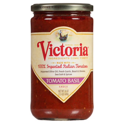 Victoria Tomato Basil Sauce, 24 oz ShopRite