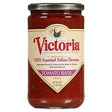Victoria Sauce - Tomato Basil, 24 Ounce