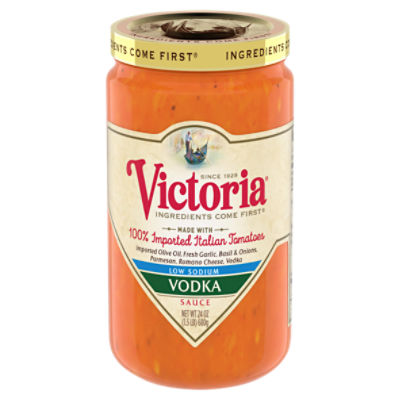 Victoria Low Sodium Vodka Sauce, 24 oz The Fresh Grocer