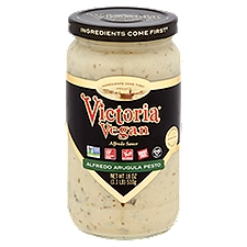 Victoria Vegan Arugula Pesto Alfredo Sauce, 18 oz