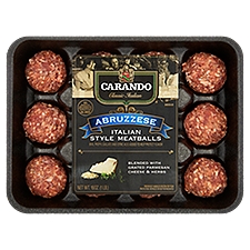 Carando Abruzzese Italian Style Meatballs, 12 count, 16 oz, 1 Pound