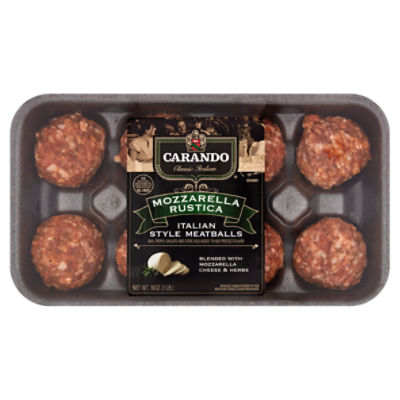 Carando Mozzarella Rustica Italian Style Meatballs, 16 oz Fairway