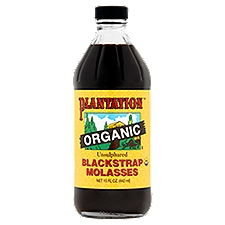 Plantation Organic Unsulphured Blackstrap Molasses, 15 fl oz