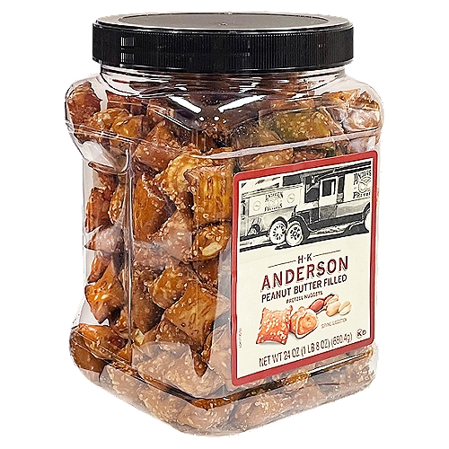 H.K. Anderson Peanut Butter Filled Pretzel Nuggets, 24 oz