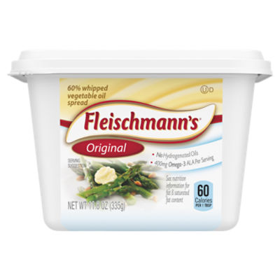Fleischmann's Original 60% Whipped Vegetable Oil Spread, 11.8 oz