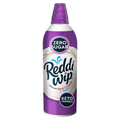 Reddi Wip Zero Sugar Dairy Whipped Topping, 6.5 oz