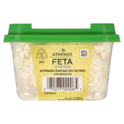 Athenos Crumbled Traditional Feta Cheese, 6 oz