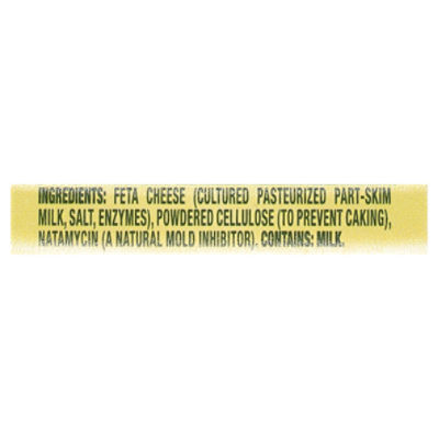 Athenos Crumbled Traditional Feta Cheese, 6 oz