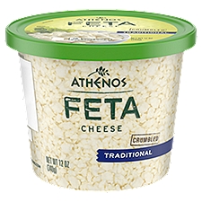 Athenos Traditional Crumbled Feta Cheese, 12 oz, 340 Gram