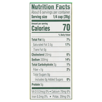 Athenos Crumbled Mediterranean Herb Feta Cheese, 6 oz Image 6 of 10