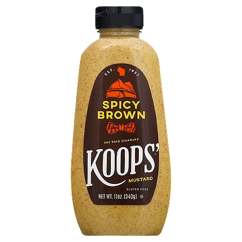 Koops' Spicy Brown Mustard, 12 oz
