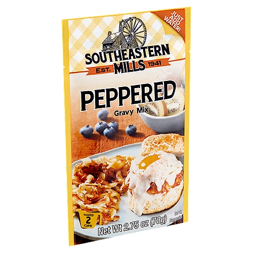 Southeastern Mills Peppered Gravy Mix, 2.75 oz