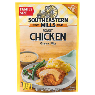 Southeastern Mills Roast Chicken Gravy Mix Family Size, 3.0 oz