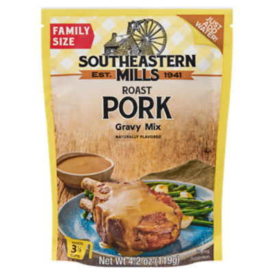 Southeastern Mills Roast Pork Gravy Mix Family Size, 4.2 oz