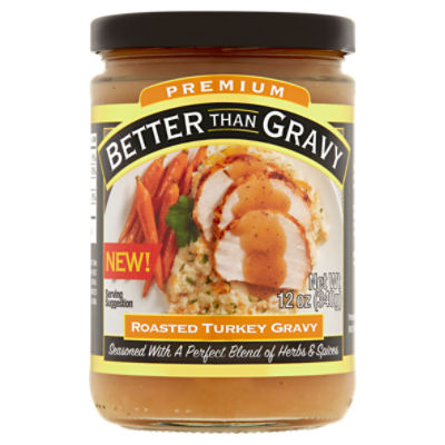 Better Than Gravy Premium Roasted Turkey Gravy, 12 oz